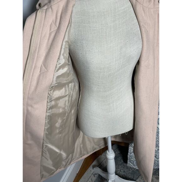 J. Crew Soft Pink Wool Toggle Coat Size 2 $349 Rare - Picture 8 of 9